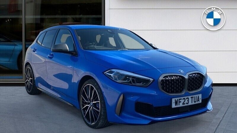 Used BMW M135 M Sport 306 HP (225 kW) 2023 Blue Hatchback