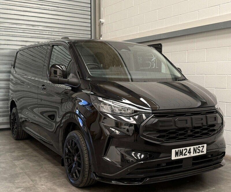 Black Used 2024 Ford Transit Custom Limited Van | £24,989 (Fair price) - Image 1/4