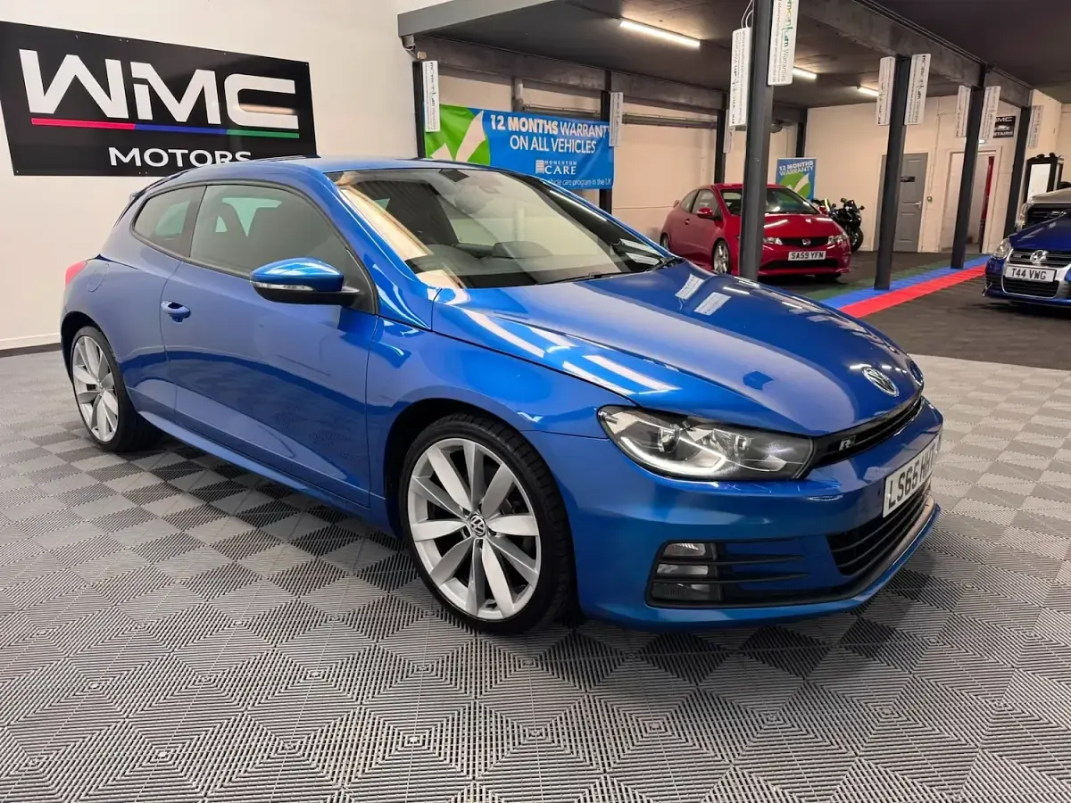 Used VW Scirocco R-line 184 HP (135 kW) 2015 Blue Coupe