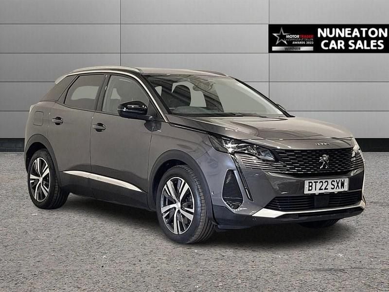 Grey Used 2022 Peugeot 3008 Allure Premium Hatchback | £18,000 (Good price) - Image 1/4