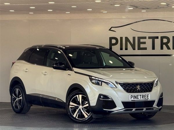 White Used 2018 Peugeot 3008 GT-line SUV | £12,999 (Fair price) - Image 1/3