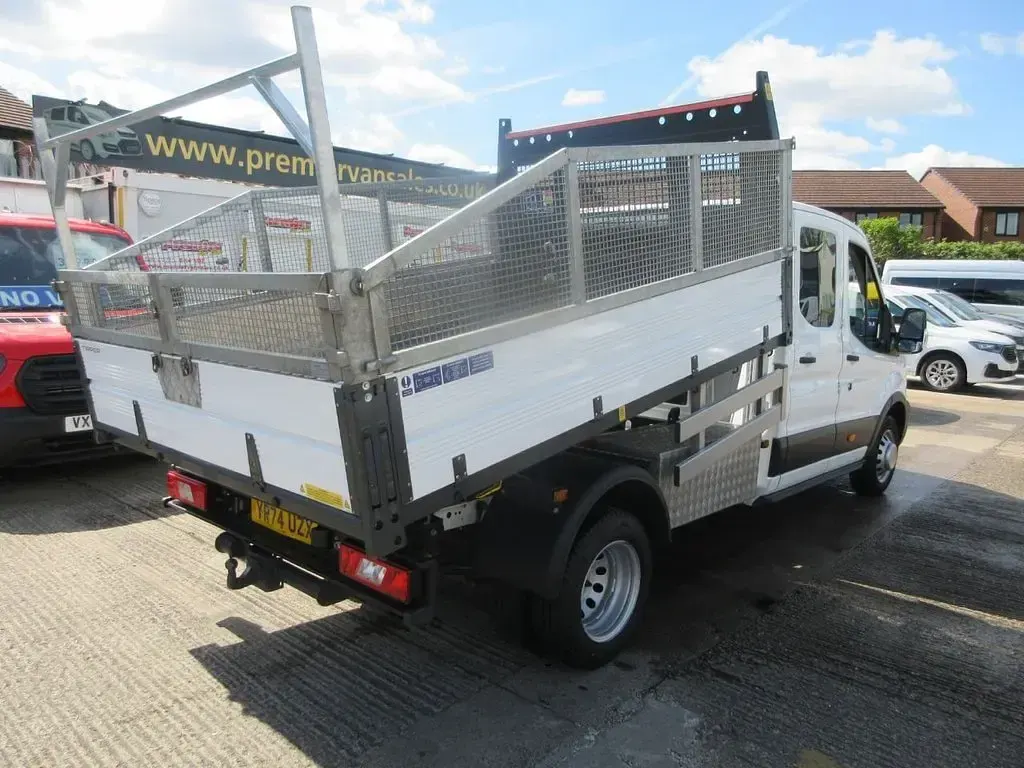 Used Ford Transit 130 HP (95 kW) 2024 White Cabriolet