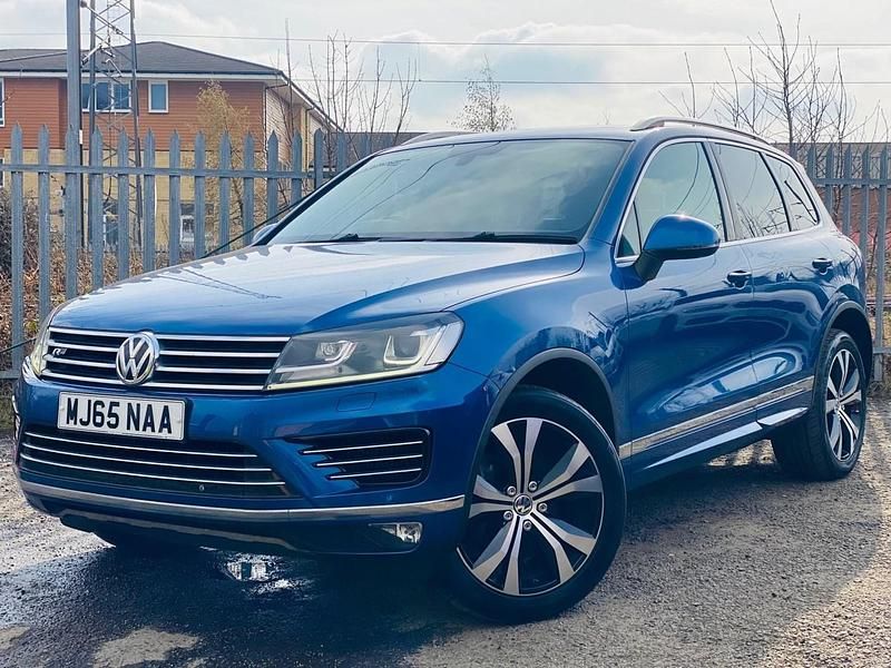Used VW Touareg R-line 2015 Blue SUV