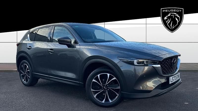 Grey Used 2023 Mazda CX-5 Exclusive-Line SUV | £19,891 (Fair price) - Image 1/3
