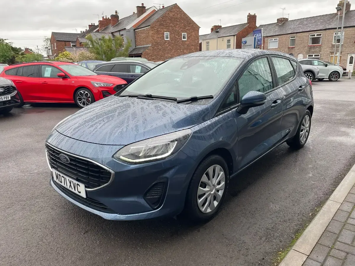 Used Ford Fiesta Trend 75 HP (55 kW) 2022 Blue Hatchback