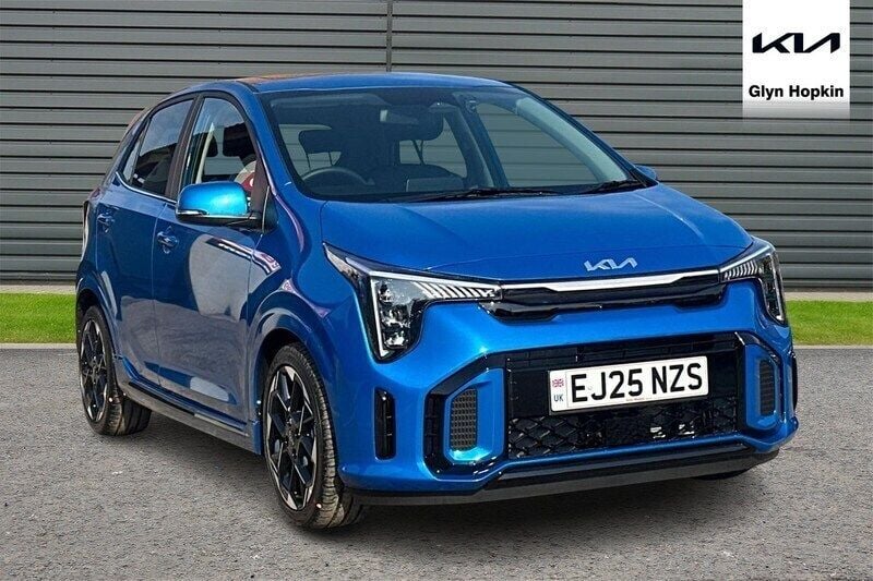 Blue New 2025 Kia Picanto GT-Line S Hatchback | £20,653 (Fair price) - Image 1/4