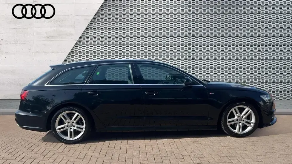 Used Audi A6 S-Line 190 HP (139 kW) 2018 Black Estate