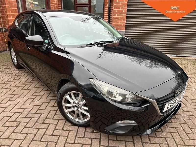 Black Used 2015 Mazda 3 Hatchback | £4,490 (Good price) - Image 1/3