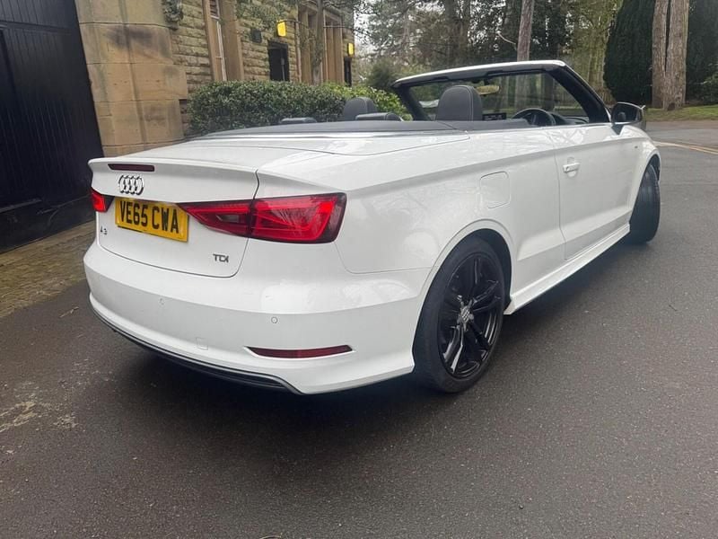Used Audi A3 Cabriolet S-Line 150 HP (110 kW) 2015 White Cabriolet