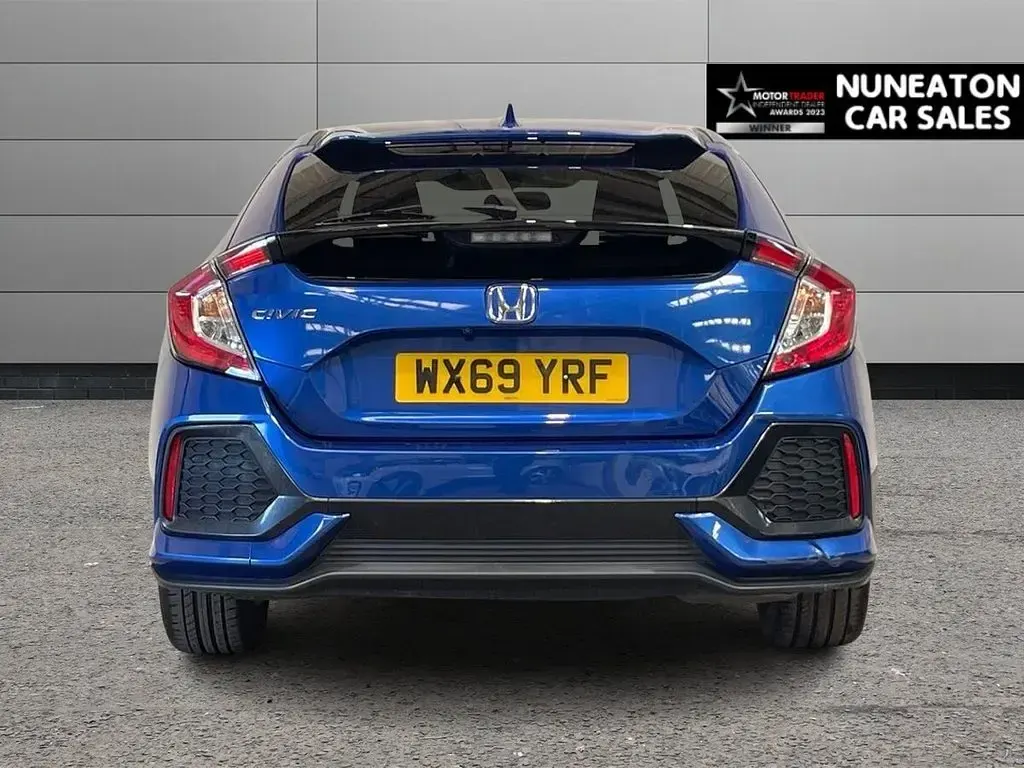 Used Honda Civic SR 126 HP (92 kW) 2019 Blue Hatchback