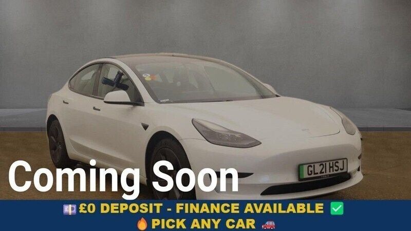 White Used 2021 Tesla Model 3 Standard Range Plus Sedan | £15,449 (Good price) - Image 1/4