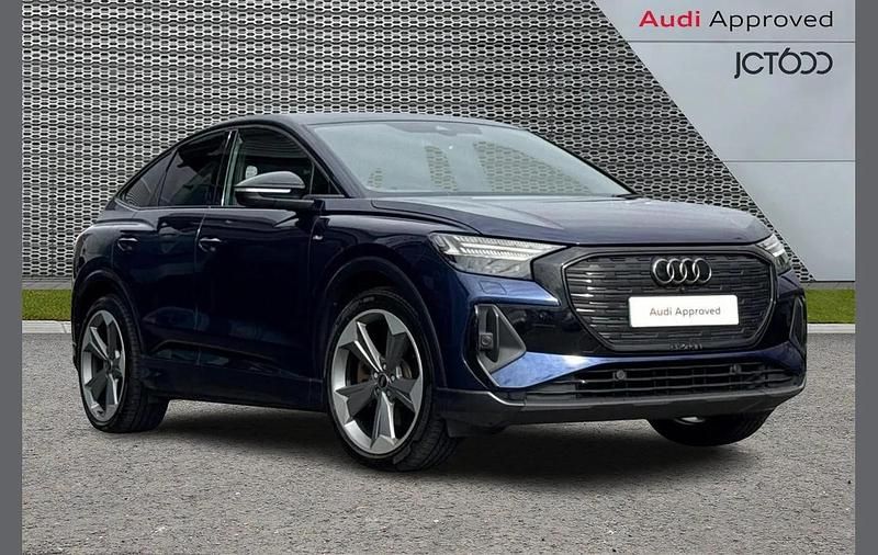 Used Audi Q4 Sportback e-tron Black Edition 206 kW (281 HP) 2025 Blue SUV