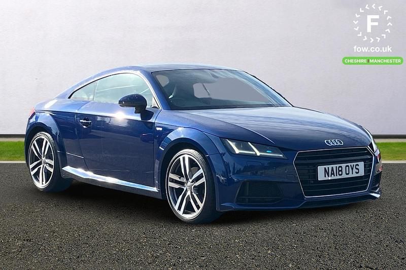 Blue Used 2018 Audi TT S-Line Coupe | £15,599 (Good price) - Image 1/3