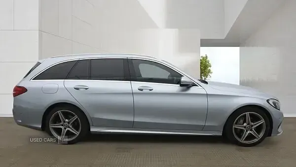 Used Mercedes C220 AMG line 2018 Silver Estate