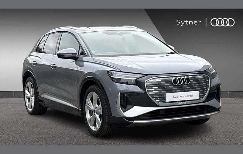 Grey Used 2023 Audi Q4 e-tron S-Line SUV | £34,000 (Super price) - Image 1/4