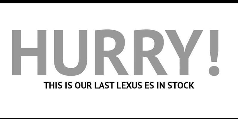 Used Lexus ES300H Sport Line 2020 Black Sedan