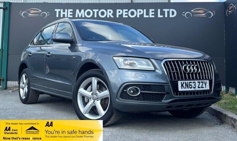 Grey Used 2013 Audi Q5 S-Line SUV | £10,995 (Fair price) - Image 1/4