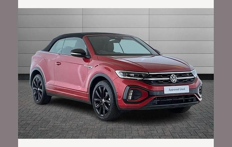 Used VW T-Roc Cabriolet R-line 150 HP (110 kW) 2023 Kings red Cabriolet