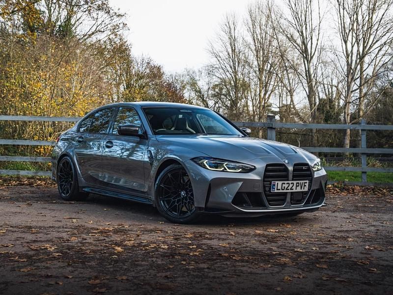Grey Used 2022 BMW M3 Competition Edition Sedan | £62,950 (Fair price) - Image 1/4