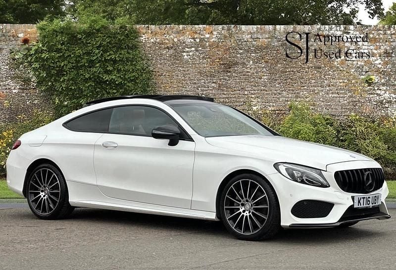 Used Mercedes C300 AMG Line Premium Plus 2016 White Coupe