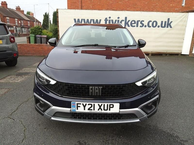 Blue Used 2021 Fiat Tipo Cross Hatchback | £9,990 (Fair price) - Image 1/4