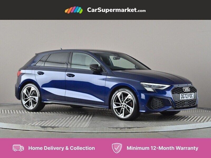 Blue Used 2022 Audi A3 Comfort Hatchback | £25,497 (Expensive) - Image 1/4