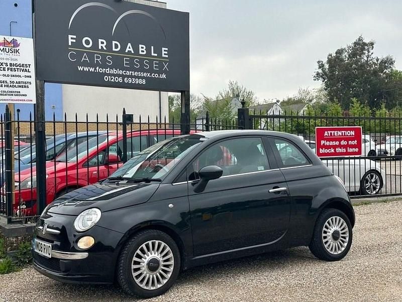 Usado Fiat 500 Lounge 100 HP (73 kW) 2008 Preto Citadino
