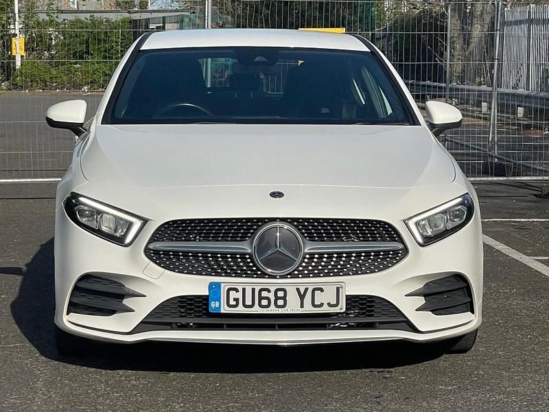 Used Mercedes A200 AMG line 2018 White Hatchback