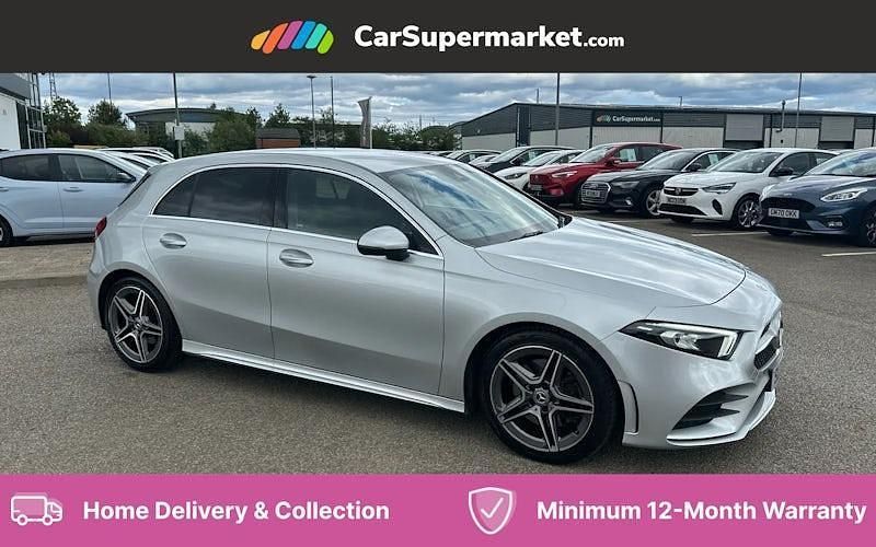 Silver Used 2021 Mercedes A220 AMG line Hatchback | £18,976 (Fair price) - Image 1/4