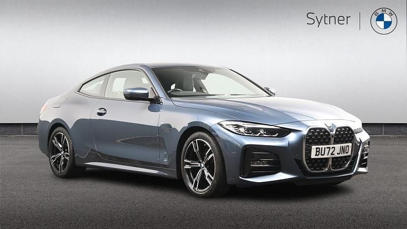 Blue Used 2022 BMW 420 M Sport Coupe | £27,500 (Fair price) - Image 1/4