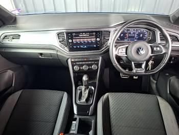 Used VW T-Roc R-line 150 HP (110 kW) 2021 Blue SUV