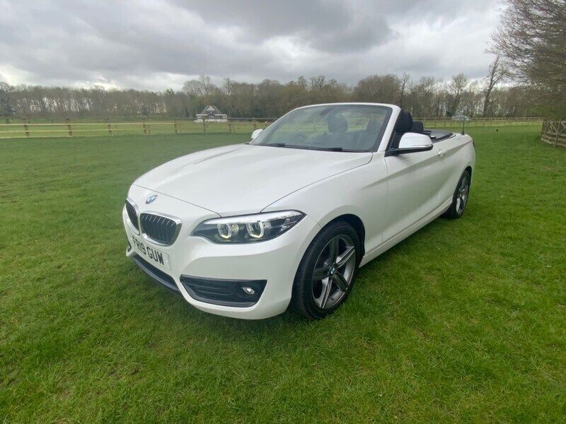 White Used 2019 BMW 218 Sport Line Cabriolet | £14,995 (Fair price) - Image 1/4