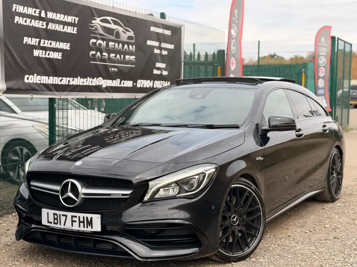 Used Mercedes CLA45 AMG 381 HP (280 kW) 2017 Black Coupe