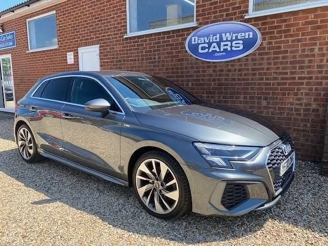 Grey Used 2020 Audi A3 Sportback S-Line Hatchback | £17,490 (Fair price) - Image 1/3