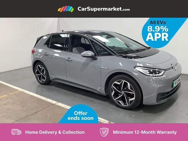 Grey Used 2021 VW ID.3 Pro Hatchback | £17,497 (Super price) - Image 1/3