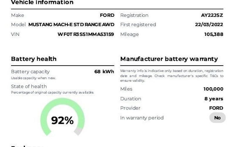 Used Ford Mustang Standard Range 269 HP (197 kW) 2021 Estate