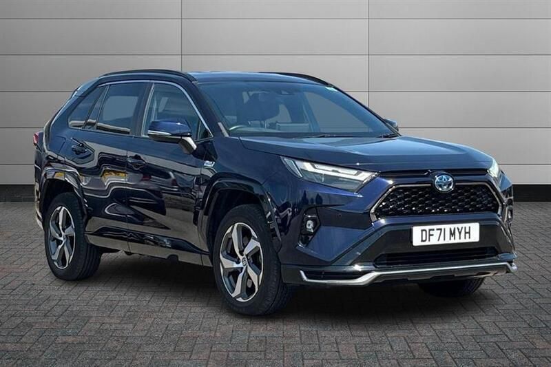 Obsidian blue Used 2022 Toyota RAV4 Hybrid Design SUV | £27,350 (Good price) - Image 1/4