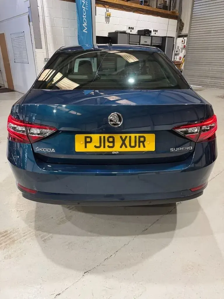 Used Skoda Superb SE L Executive 2019 Blue Hatchback