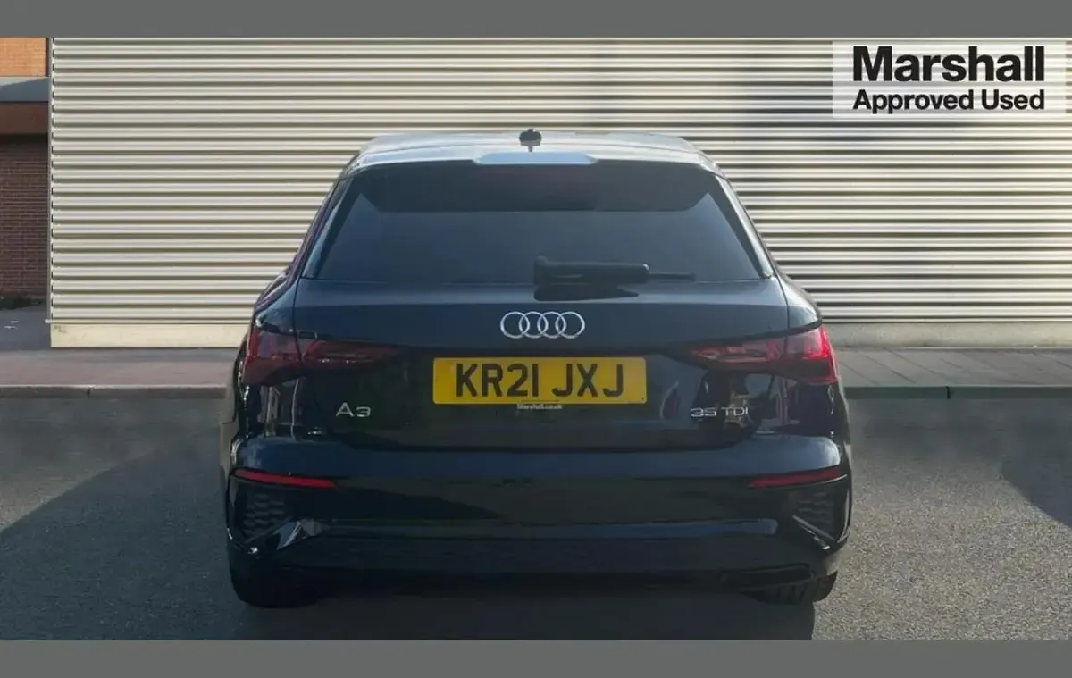 Begagnad Audi A3 Comfort 150 HK (110 kW) 2021 Svart Sedan