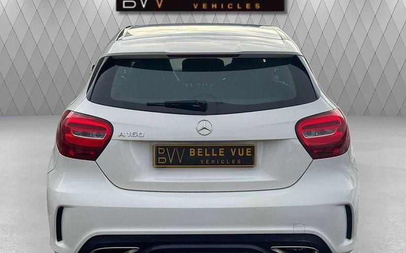 Used Mercedes A160 AMG line 102 HP (75 kW) 2017 White Hatchback