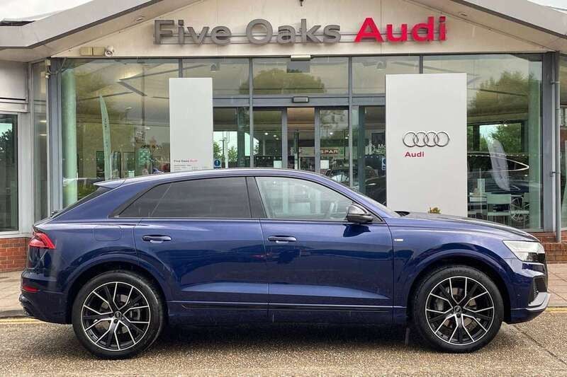 Blue Used 2023 Audi Q8 Black Edition SUV | £51,980 (Fair price) - Image 1/4