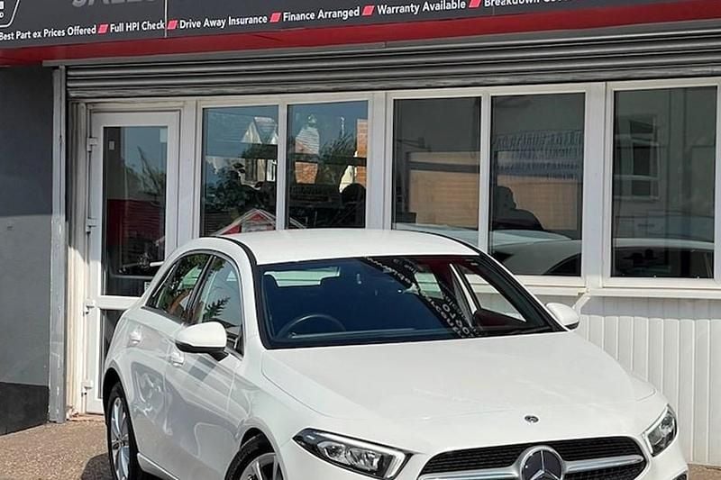 White Used 2018 Mercedes A200 Executive Hatchback | £15,495 (Good price) - Image 1/1