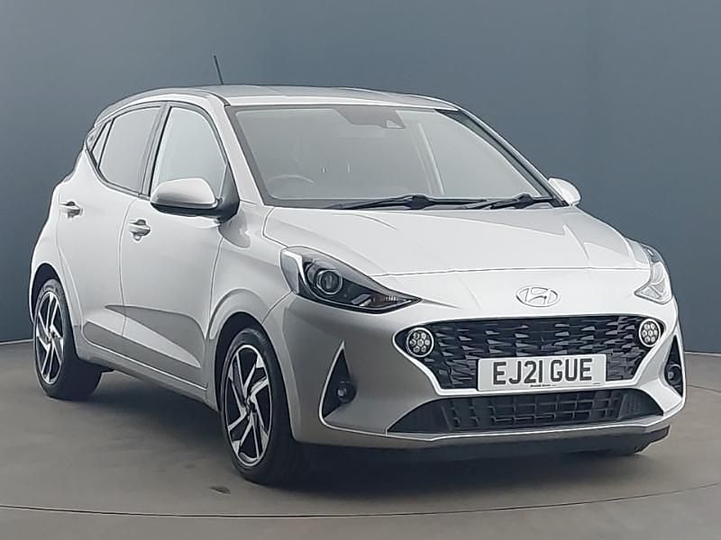 Silver Used 2021 Hyundai i10 Premium Hatchback | £11,998 (Fair price) - Image 1/4