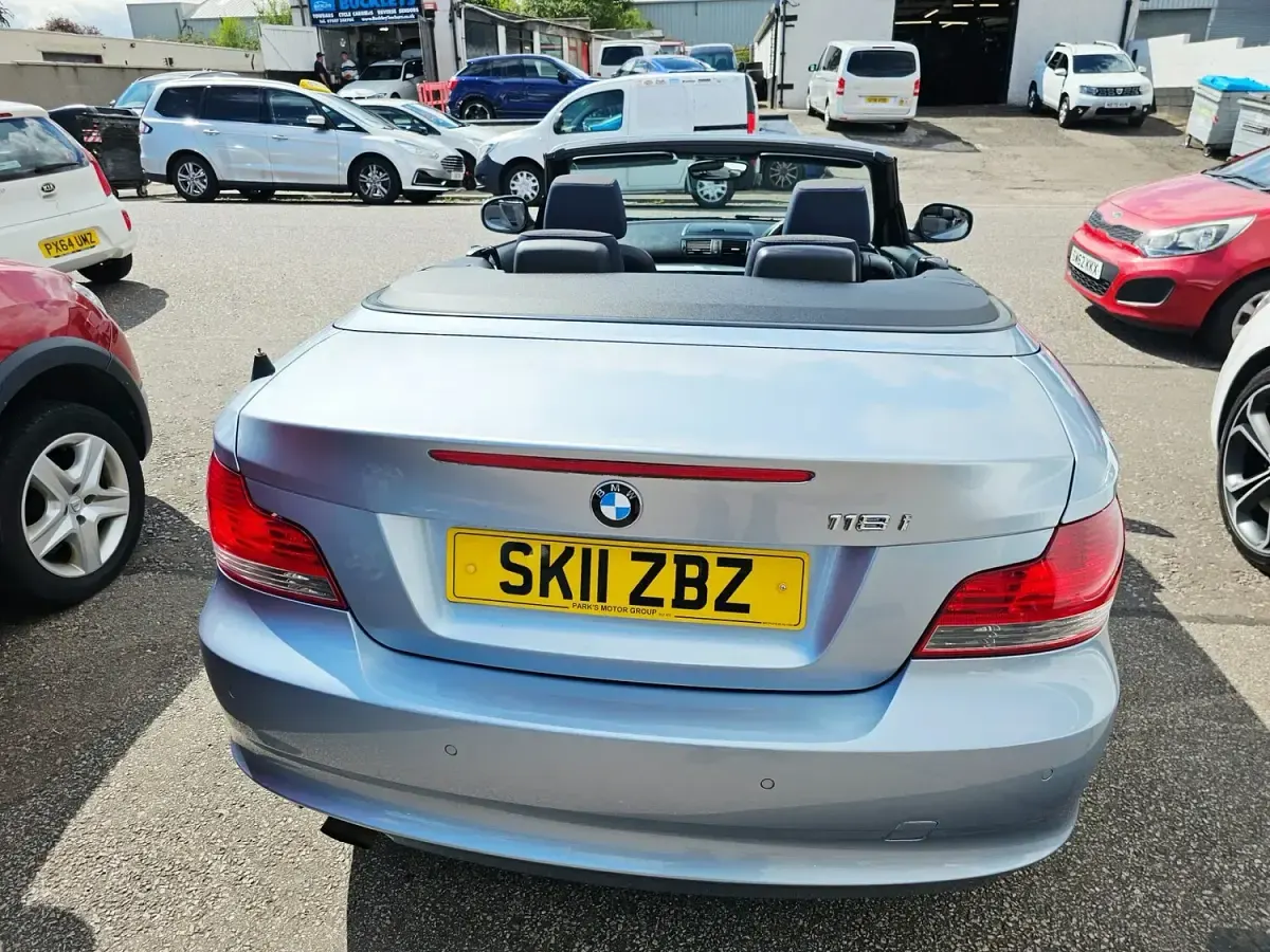 Used BMW 118 Cabriolet Luxury Line 2011 Blue Cabriolet