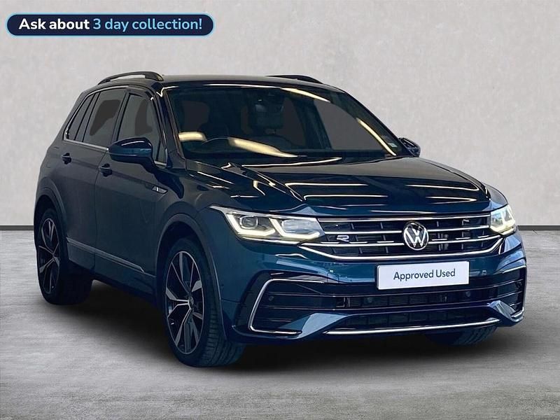 Blue Used 2023 VW Tiguan R-line SUV | £27,889 (Good price) - Image 1/4