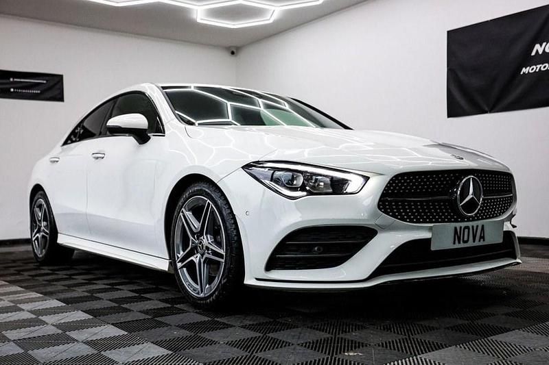 Used Mercedes CLA180 AMG Line Premium 2020 White Sedan
