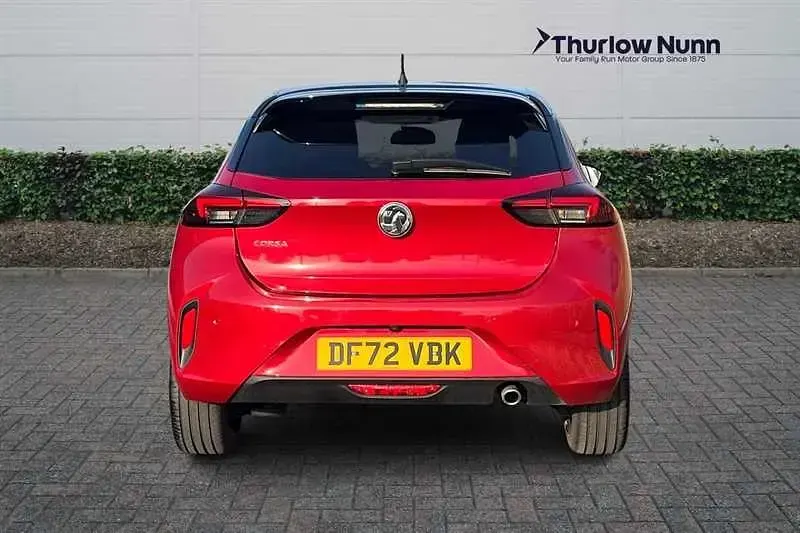 Used Vauxhall Corsa Ultimate 100 HP (73 kW) 2023 Crimson red metallic Hatchback