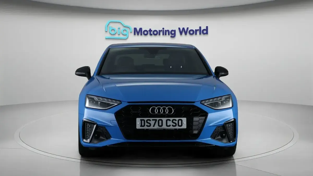 Used Audi A4 Black Edition 201 HP (147 kW) 2020 Blue Sedan