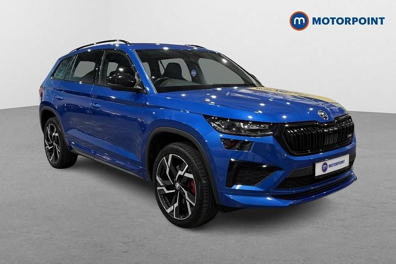 Used Skoda Kodiaq vRS 245 HP (180 kW) 2024 Blue SUV