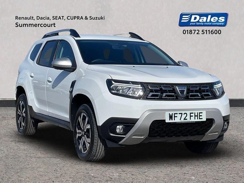White Used 2022 Dacia Duster Prestige SUV | £14,000 (A bit pricey) - Image 1/4